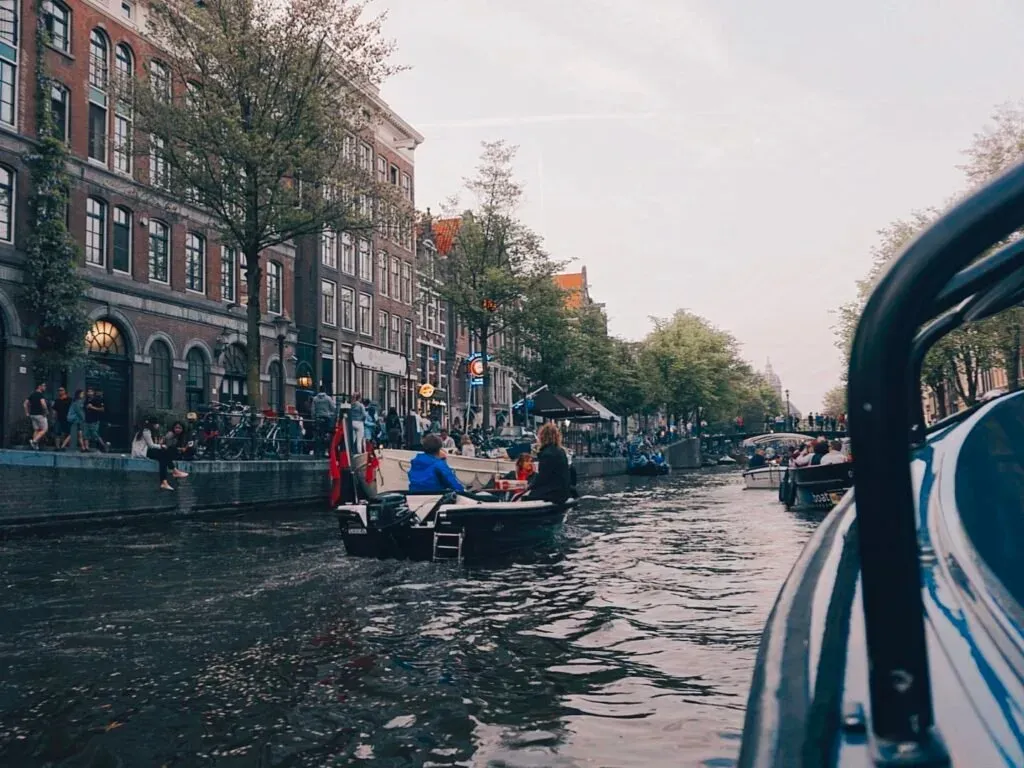 budget travel in Europe-netherland boat