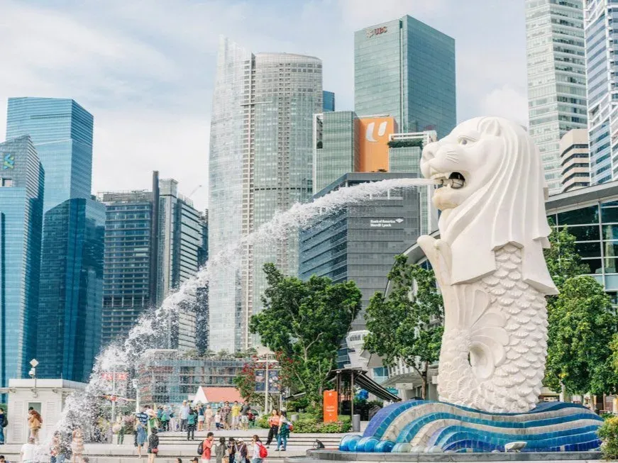 Singapore Travel - Merlion Park
