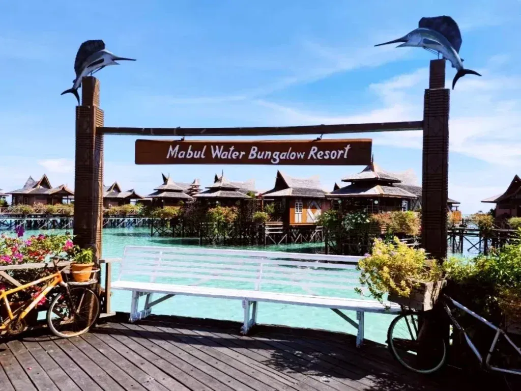 Overwater bungalows in Malaysia - Mabul