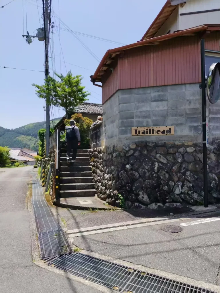 trailhead airbnb on the kumano kodo hongu area